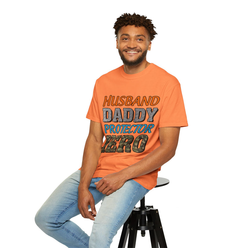 Hero Dad Unisex Garment-Dyed T-Shirt | Perfect Gift for Father's Day