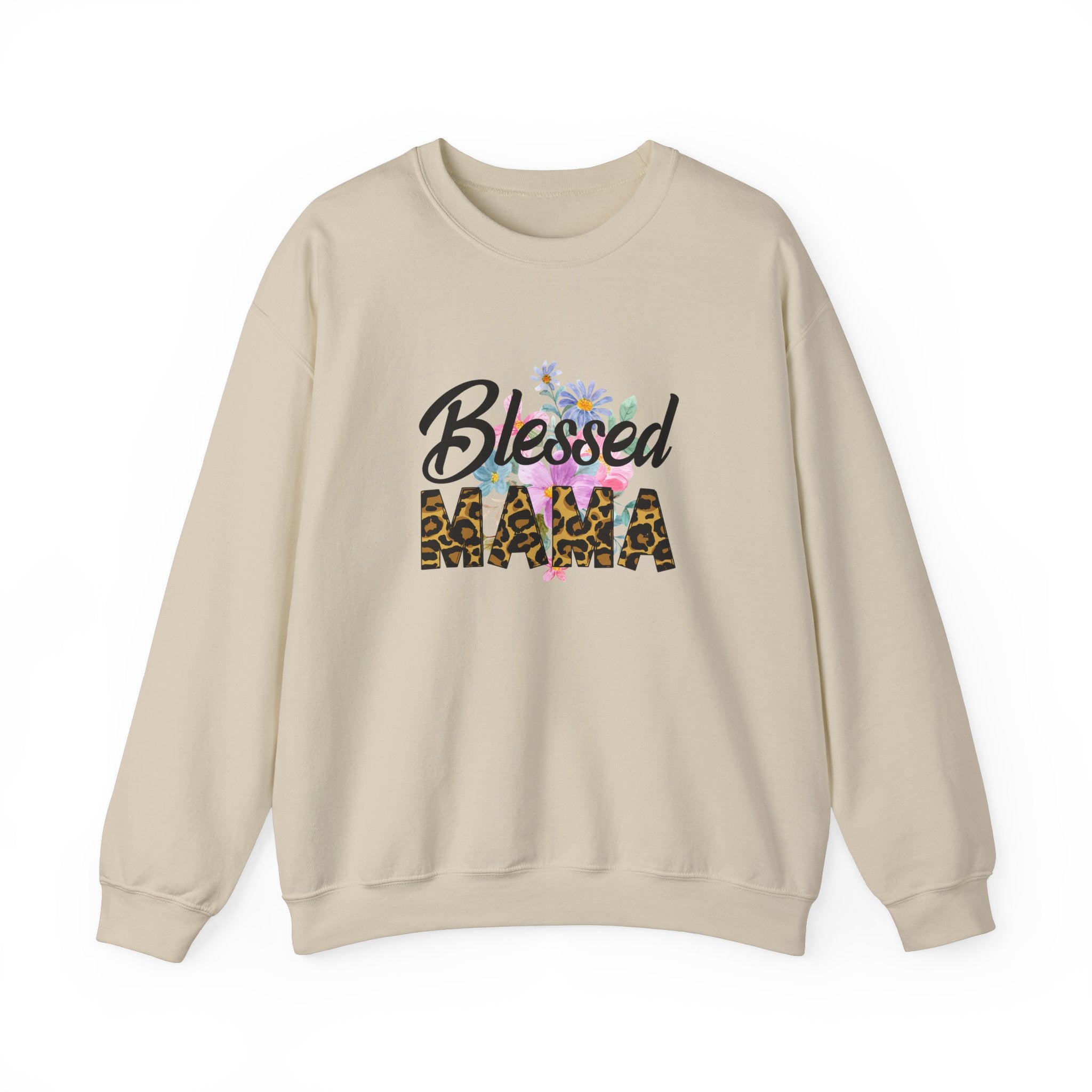 Blessed Mama Unisex Heavy Blend Crewneck Sweatshirt
