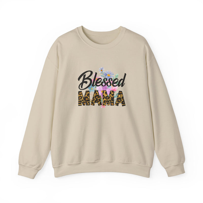 Blessed Mama Unisex Heavy Blend Crewneck Sweatshirt