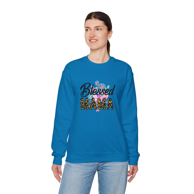 Blessed Mama Unisex Heavy Blend Crewneck Sweatshirt