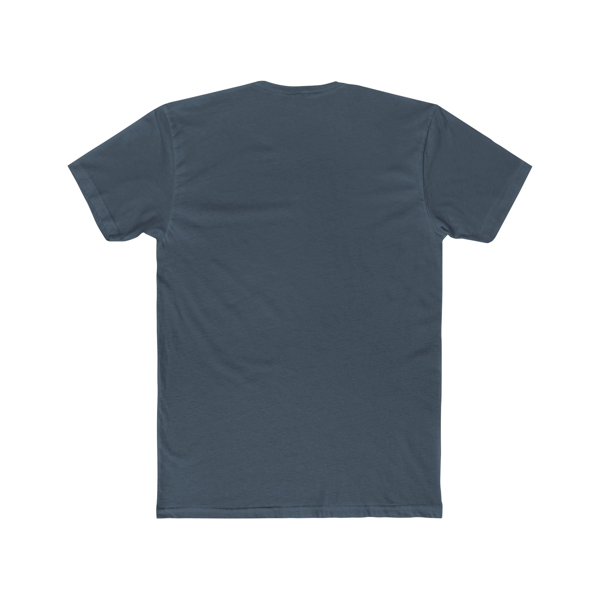 Motivational Cotton Crew Tee - "Never Give Up, Stay Strong"