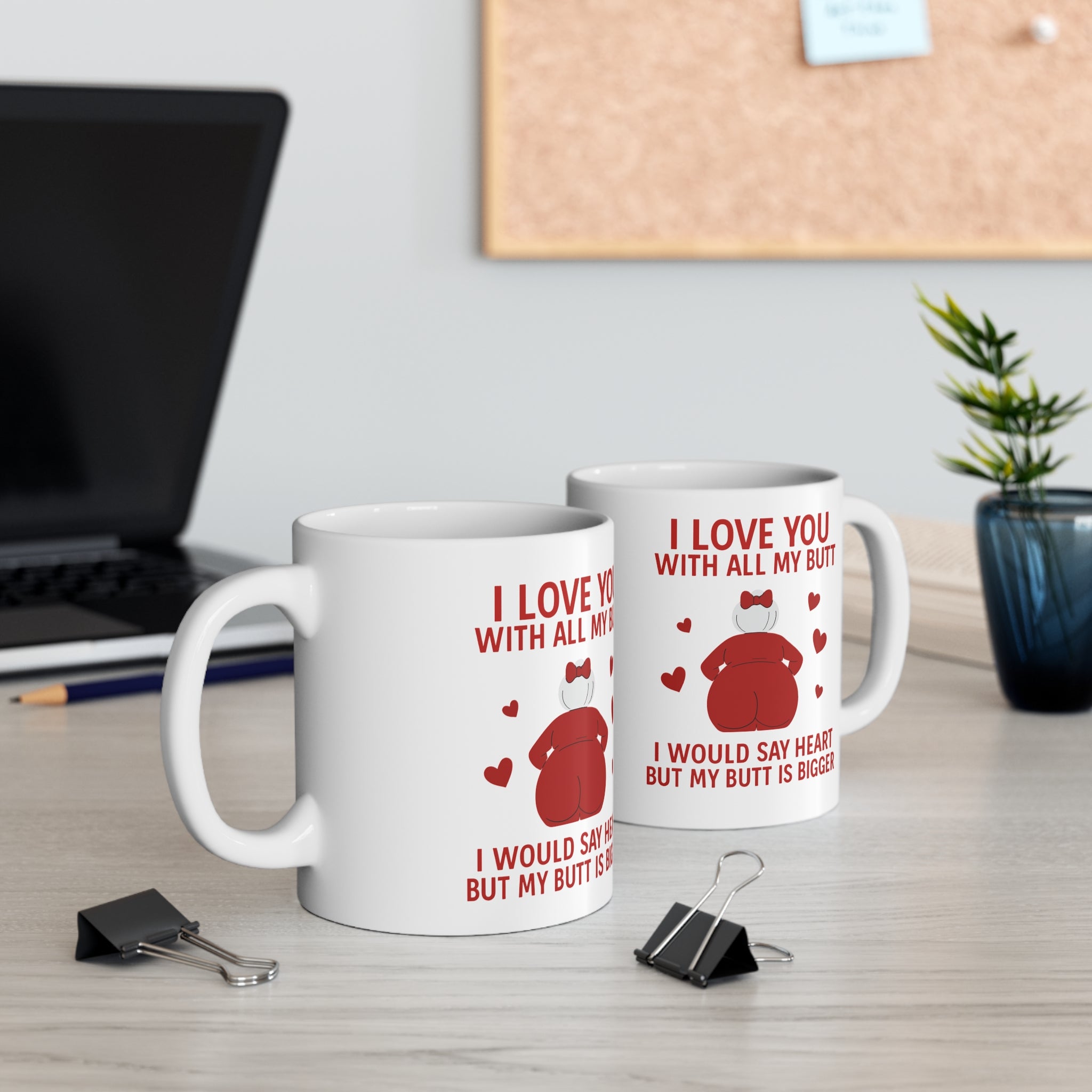 Funny Love Mug, Cute Gift for Couples, Valentine's Day, Heartwarming Coffee Cup, Quirky Gift Idea, Humor for Him or Her