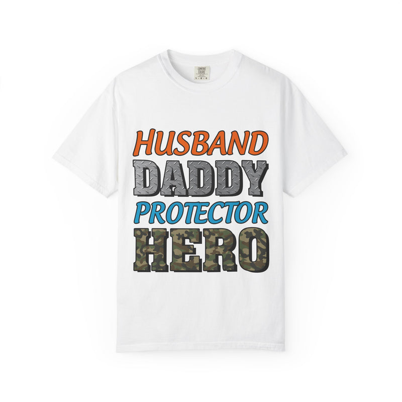 Hero Dad Unisex Garment-Dyed T-Shirt | Perfect Gift for Father's Day