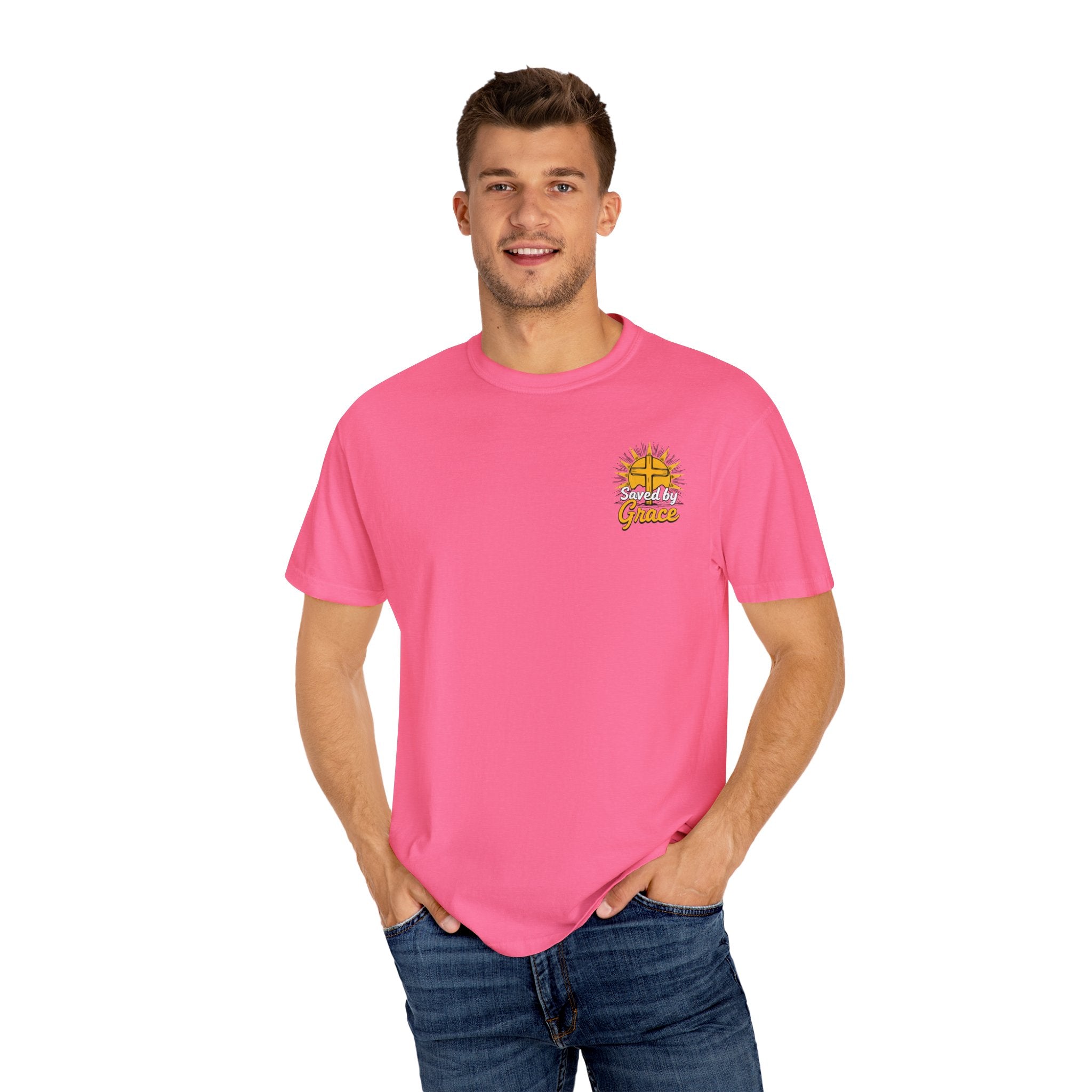 Sunrise Christian Graphic T-Shirt, Unisex Vintage Tee, Casual Outfit for Faith, Gift for Church Events, Summer Style