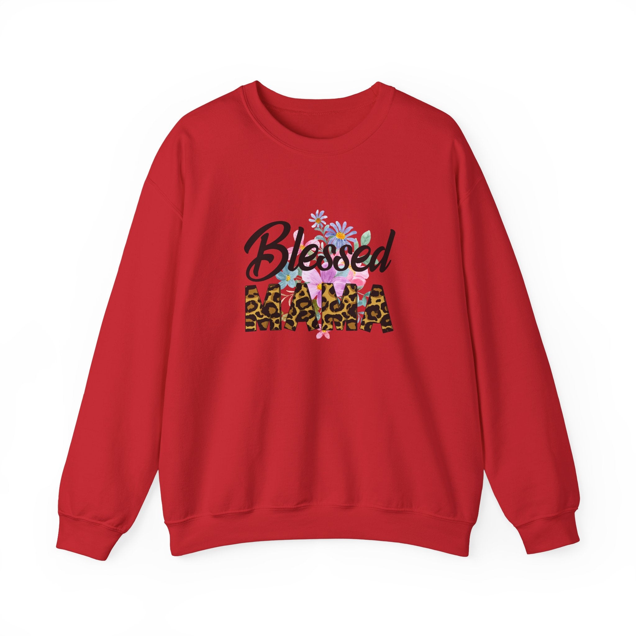 Blessed Mama Unisex Heavy Blend Crewneck Sweatshirt