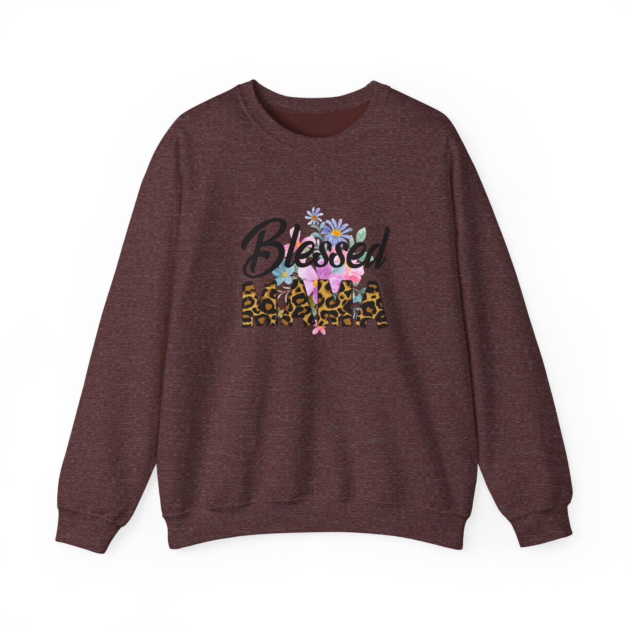 Blessed Mama Unisex Heavy Blend Crewneck Sweatshirt