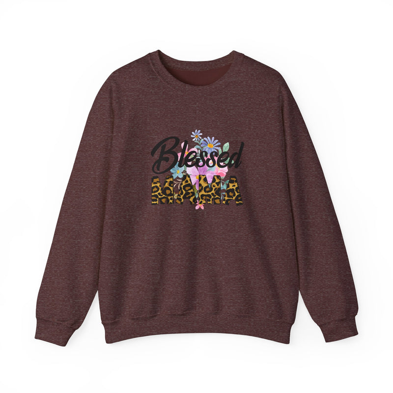Blessed Mama Unisex Heavy Blend Crewneck Sweatshirt