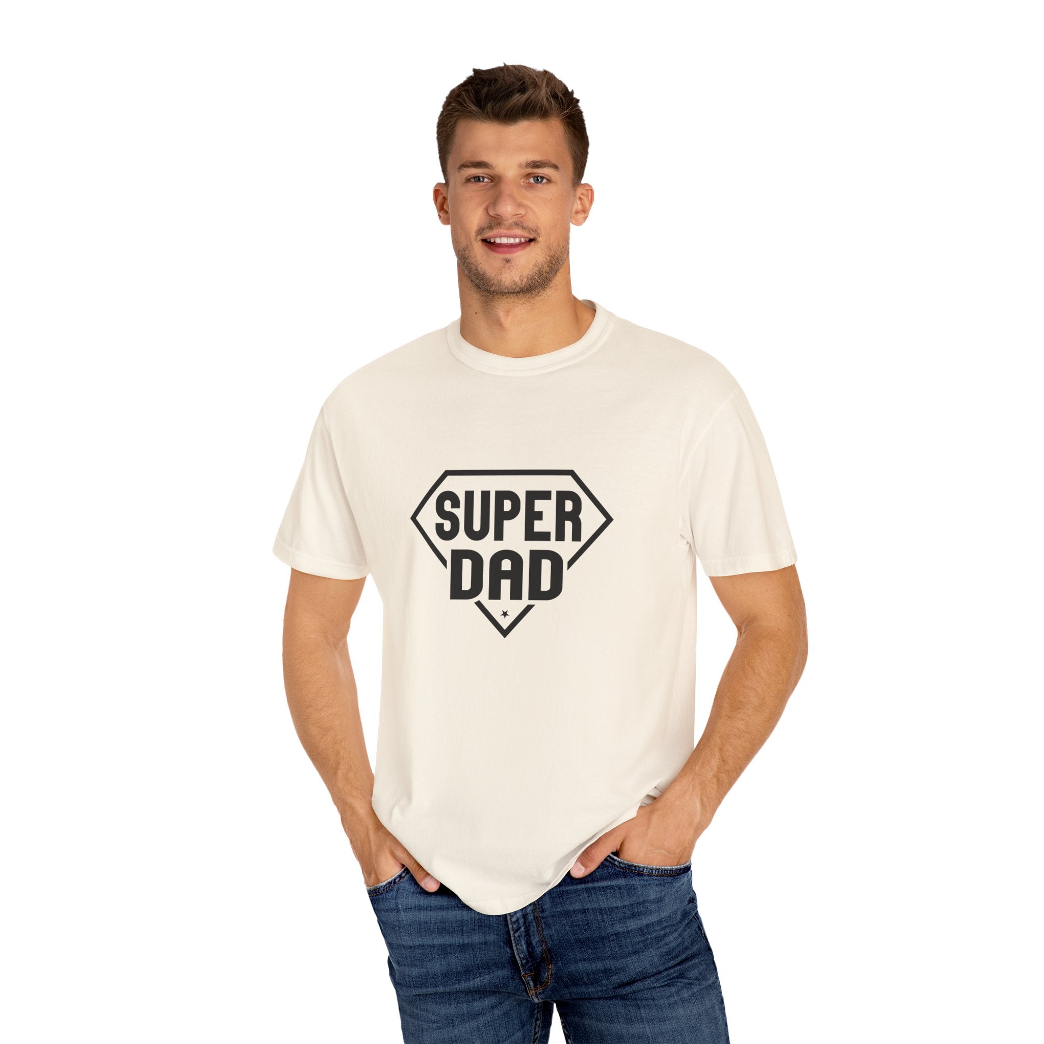 Super Dad Unisex Garment-Dyed T-Shirt | Perfect Gift for Father's Day