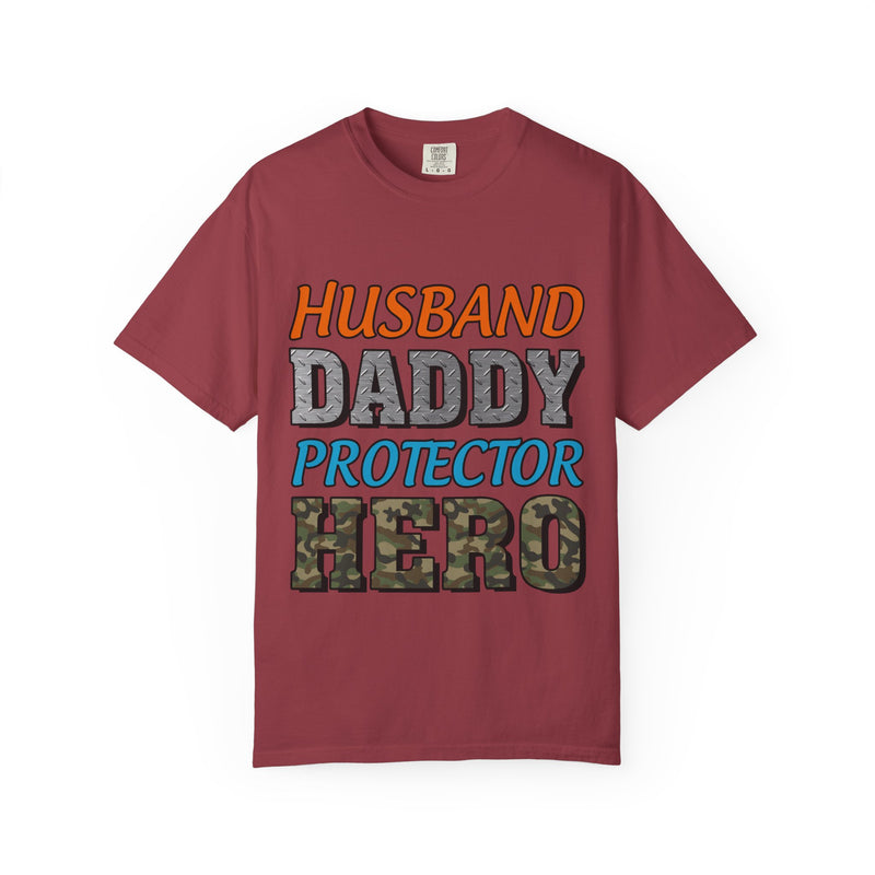Hero Dad Unisex Garment-Dyed T-Shirt | Perfect Gift for Father's Day