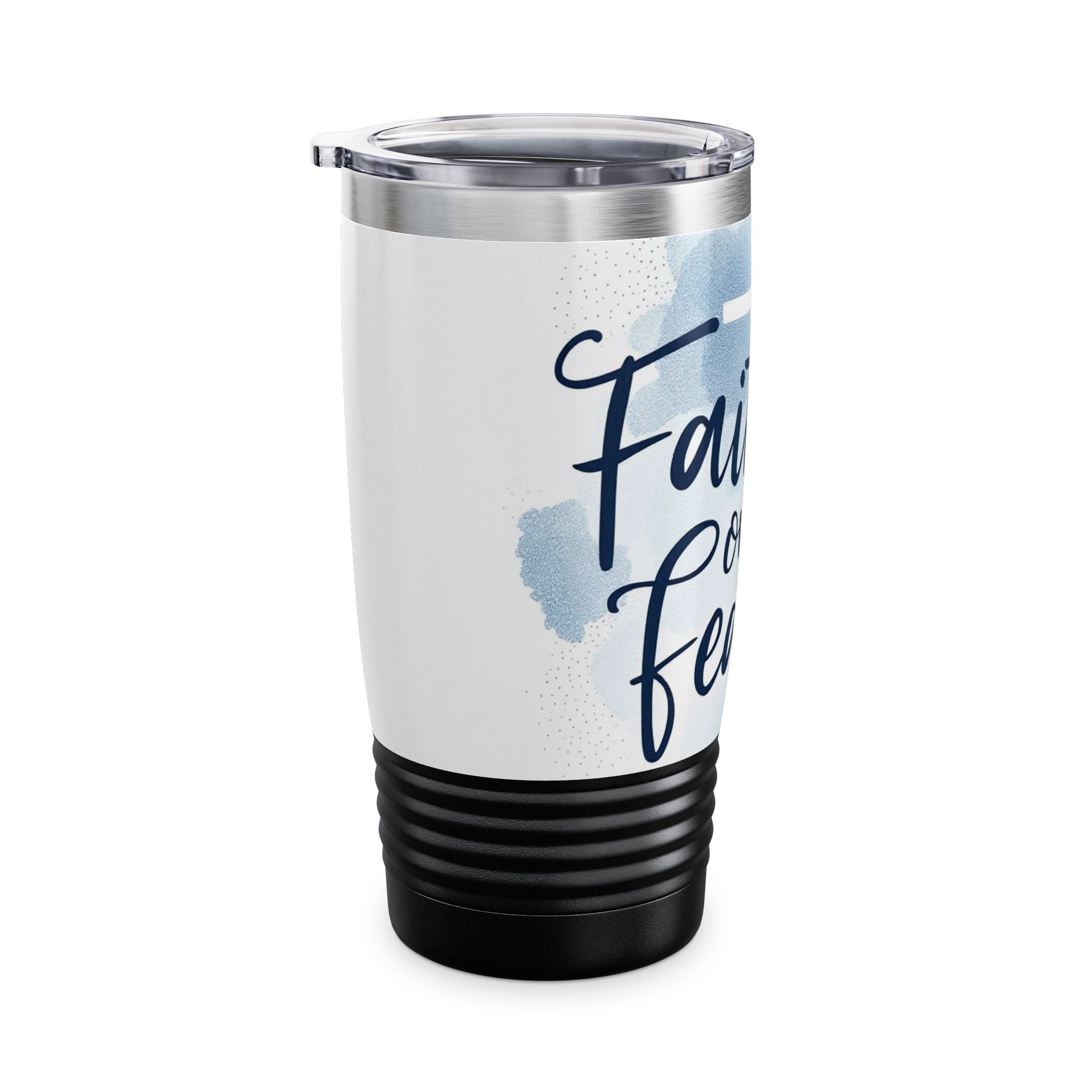 Faith Over Fear Tumbler, Inspiring Drinkware for Daily Motivations, Gift for Journeys, Home + Office Decor, Travel Mug, Encouraging [...]