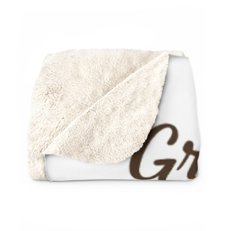 To My Granddaughter Sherpa Fleece Blanket | Cozy Gift from Grandma | Soft Throw Blanket for Birthdays, Holidays, Love