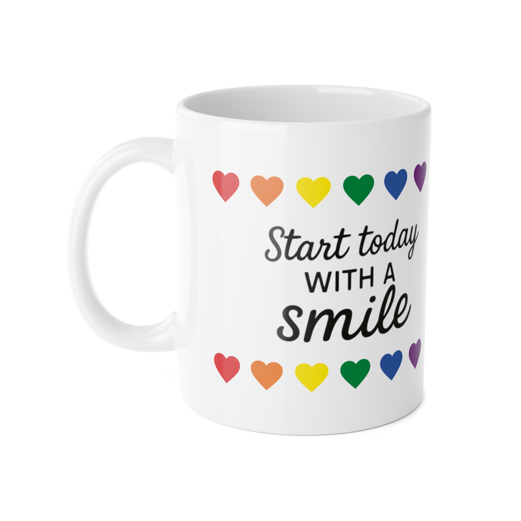 White Ceramic Mug, 11oz