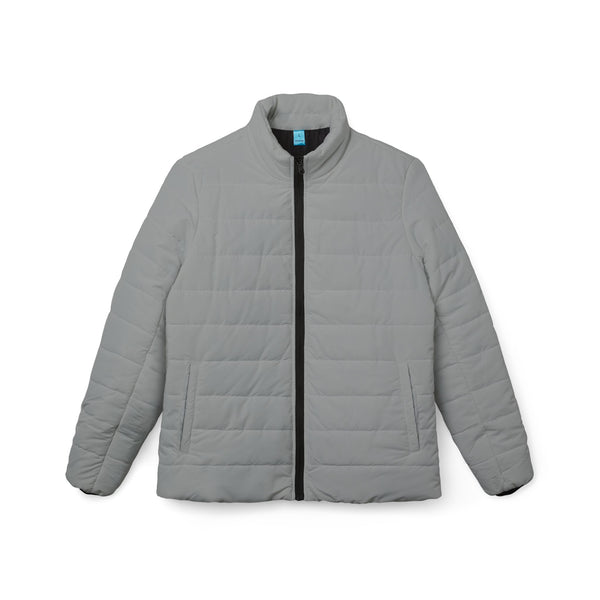 Gray Stylish Women’s Puffer Jacket, Cozy Winter Coat, Trendy Outerwear, Outdoor Fashion, Fall/Winter Essential