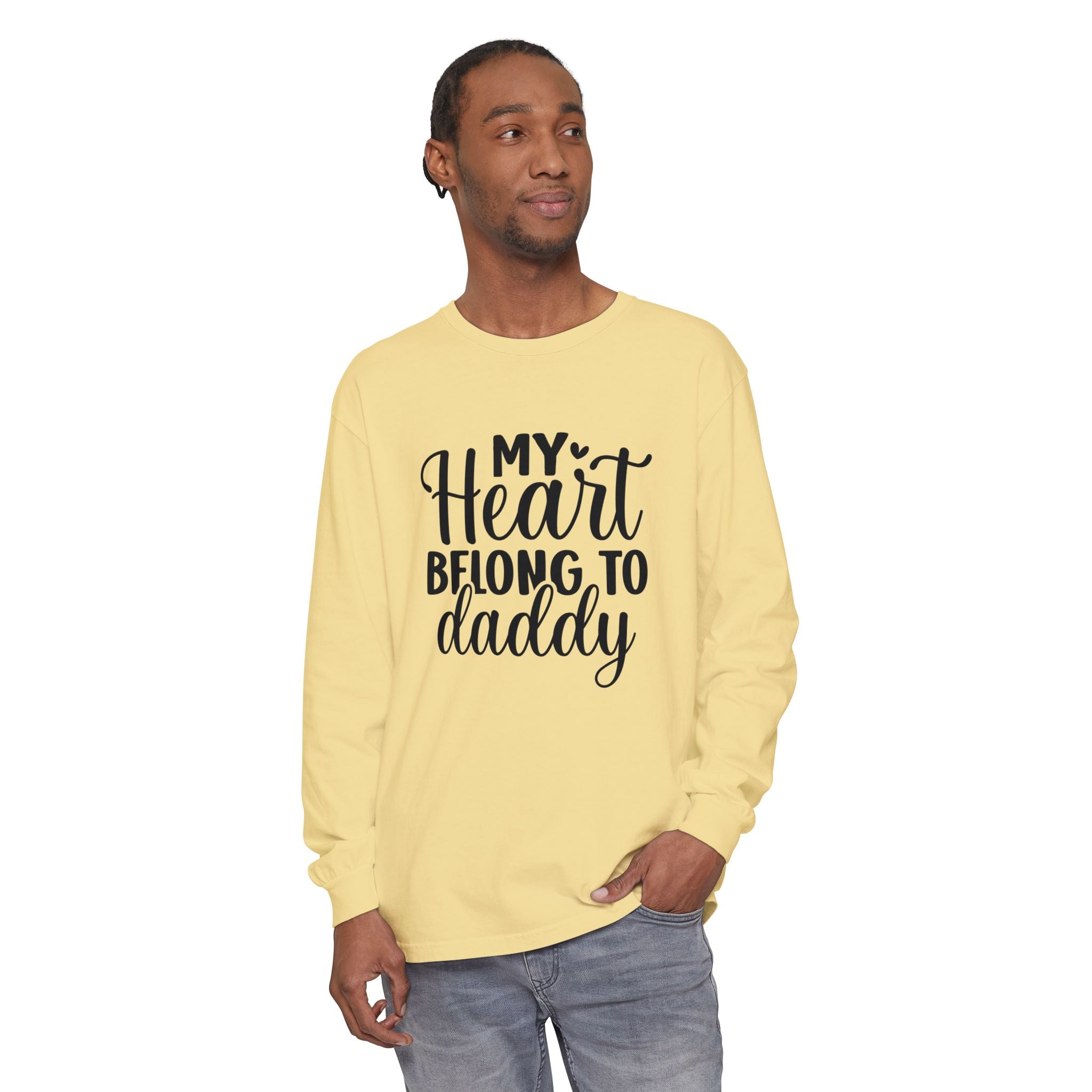 Unisex Garment-dyed Long Sleeve T-Shirt