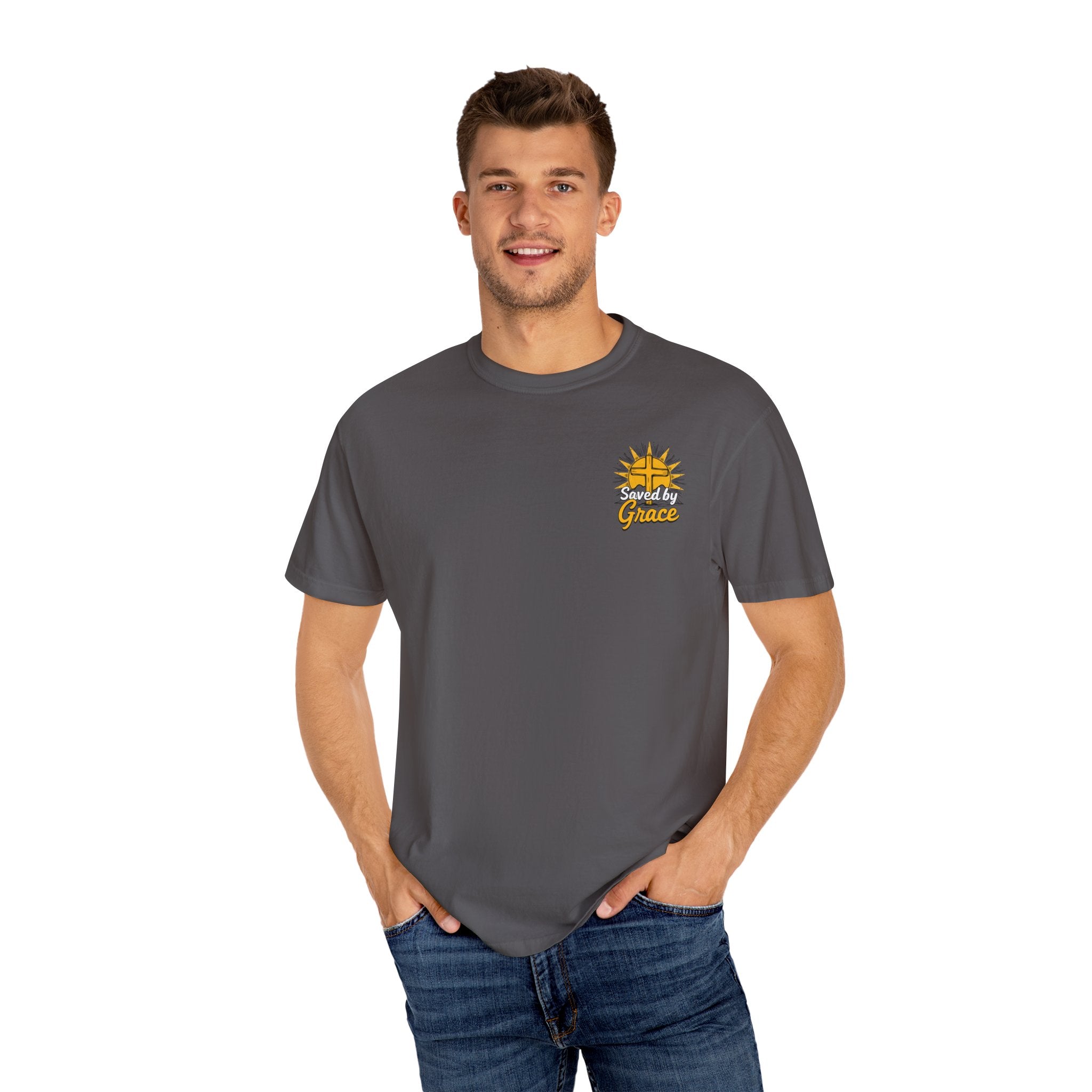 Sunrise Christian Graphic T-Shirt, Unisex Vintage Tee, Casual Outfit for Faith, Gift for Church Events, Summer Style