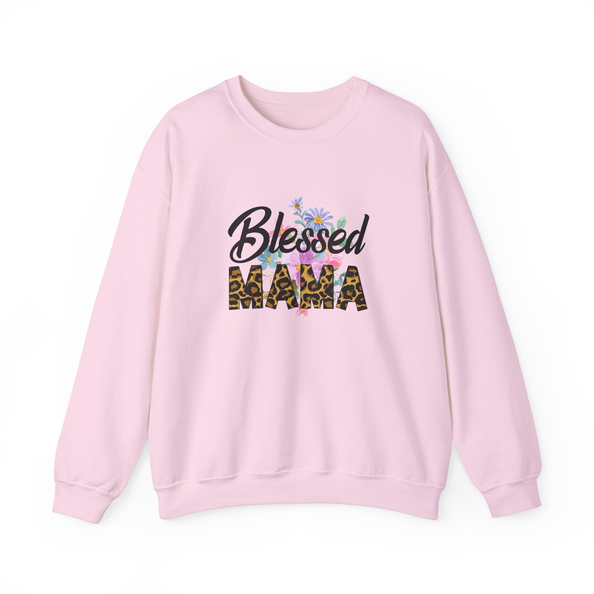 Blessed Mama Unisex Heavy Blend Crewneck Sweatshirt