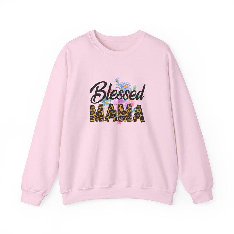 Blessed Mama Unisex Heavy Blend Crewneck Sweatshirt
