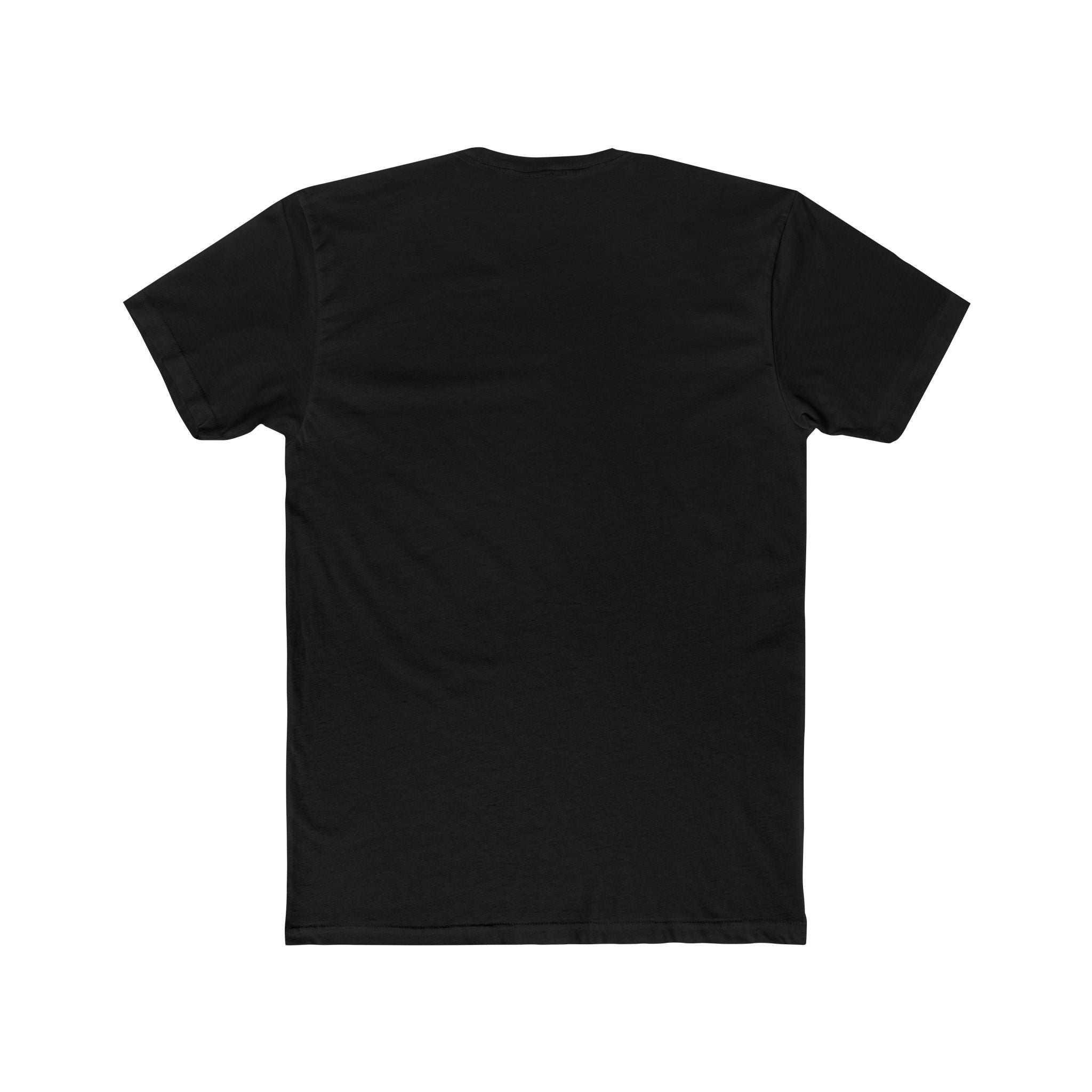 Motivational Cotton Crew Tee - "Never Give Up, Stay Strong"