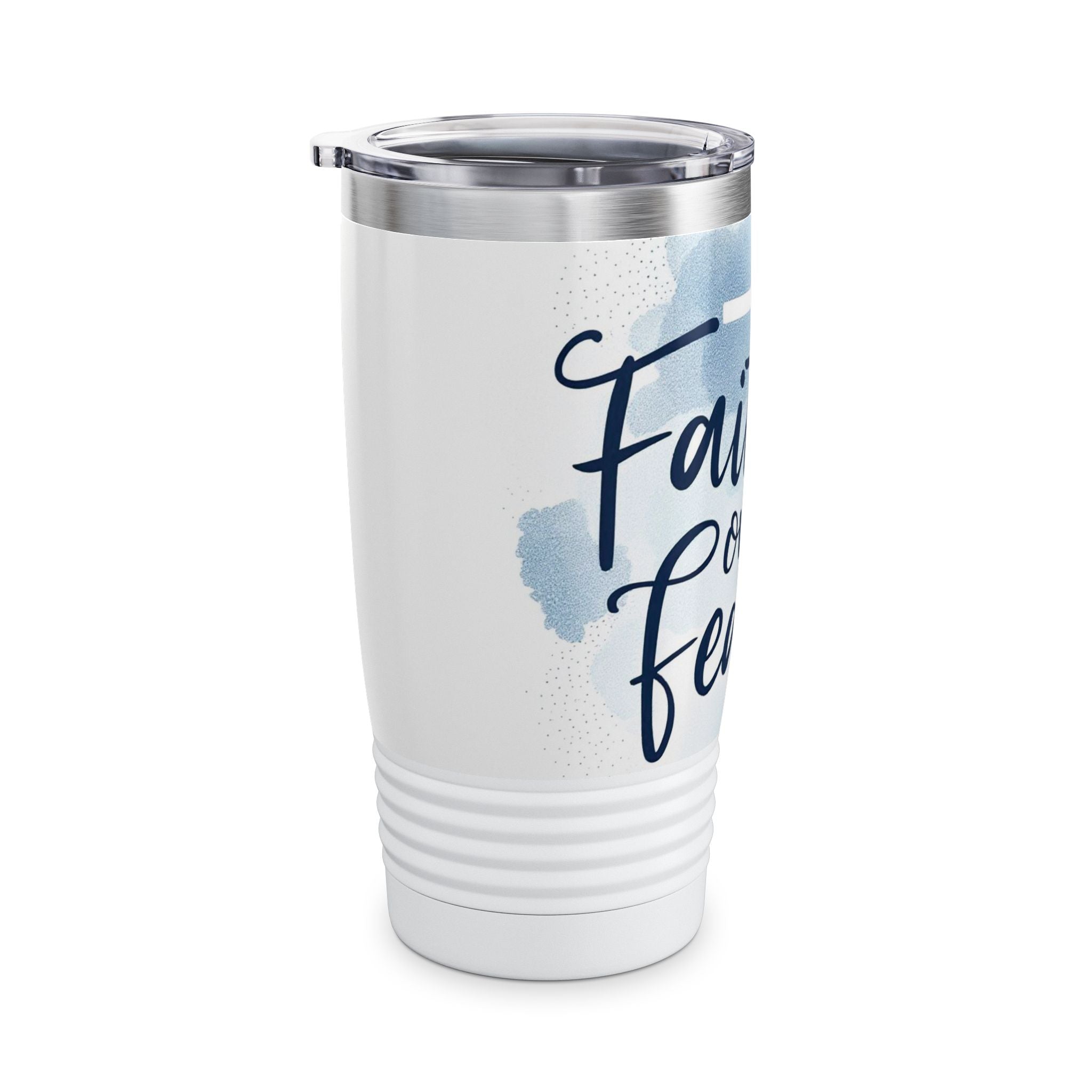 Faith Over Fear Tumbler, Inspiring Drinkware for Daily Motivations, Gift for Journeys, Home + Office Decor, Travel Mug, Encouraging [...]