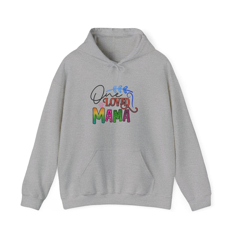 Loved Mama Hoodie - Unisex Heavy Blend™ Sweatshirt for Moms
