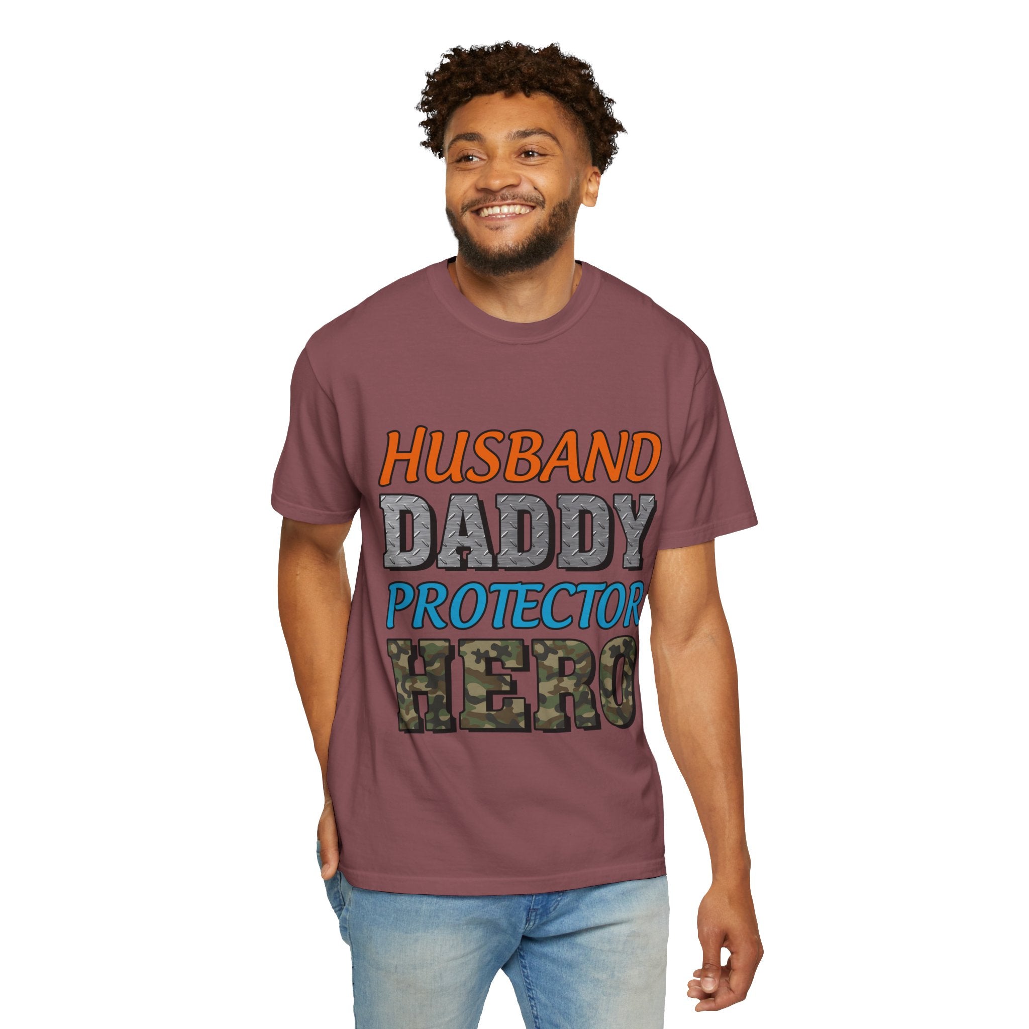 Hero Dad Unisex Garment-Dyed T-Shirt | Perfect Gift for Father's Day