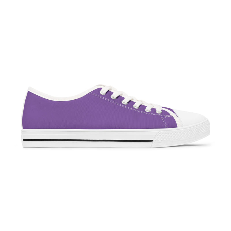Violet Stylish Women's Low Top Sneakers - Casual, Comfortable, Everyday Wear, Perfect for Summer, Striped Sneakers, Trendy Footwear **Progress Over Perfection"