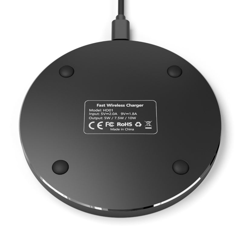 Royal Queen Wireless Charger - Fast Qi Charging Pad, Unique Gift for Her, Mother's Day Tech, Elegant Desk Accessory, Crown Design