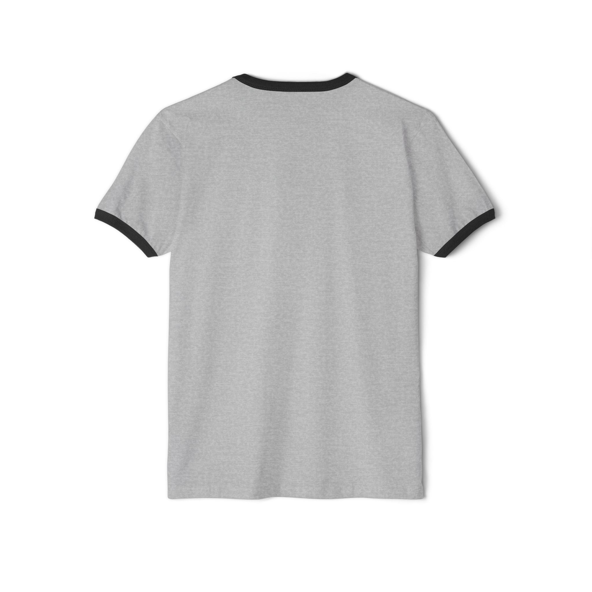 Faith-Inspired Cotton Ringer T-Shirt, Psalm 46:10 Design, Unisex Tee, Daily Wear, Christian Gift, Inspirational Apparel