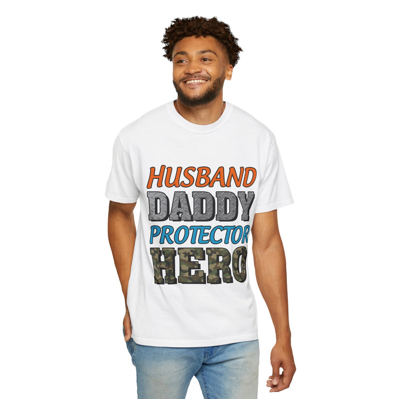 Hero Dad Unisex Garment-Dyed T-Shirt | Perfect Gift for Father's Day