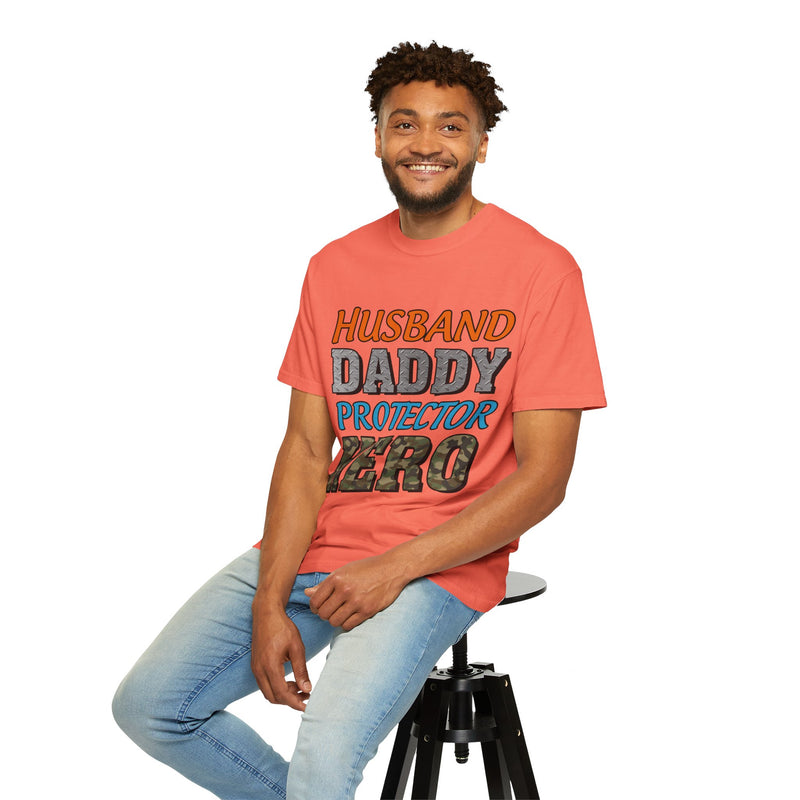 Hero Dad Unisex Garment-Dyed T-Shirt | Perfect Gift for Father's Day