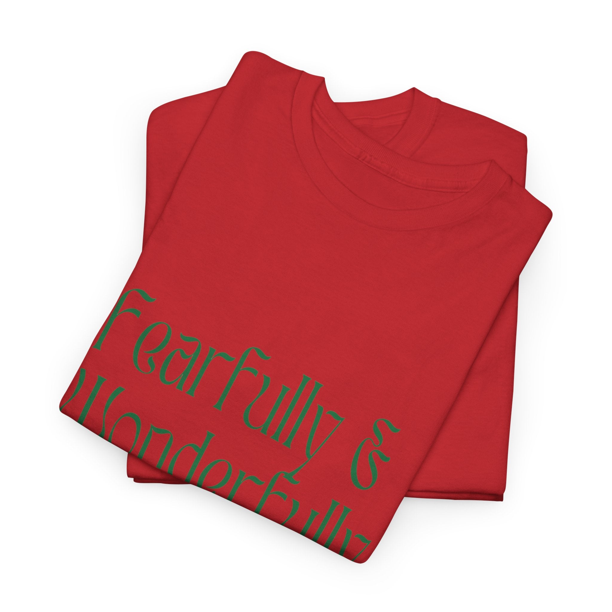 Fearfully & Wonderfully Made Unisex Cotton Tee – Inspirational Floral T-Shirt