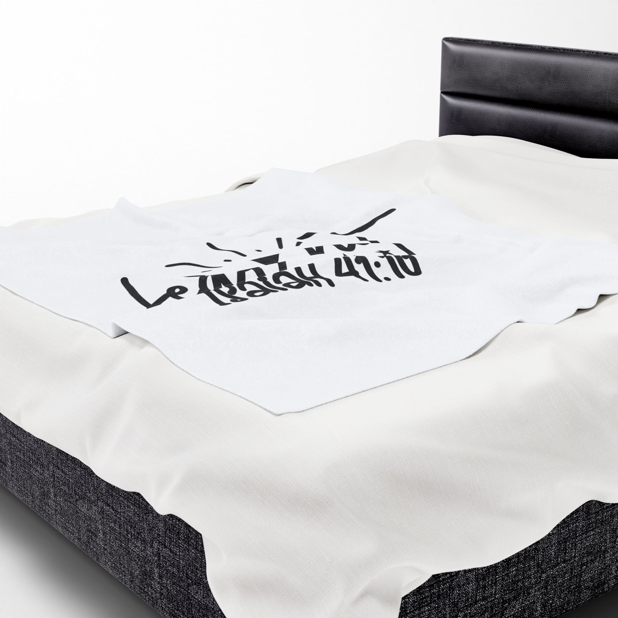 Fear Not Velveteen Plush Blanket - Inspirational Bible Verse for Comfort and Warmth