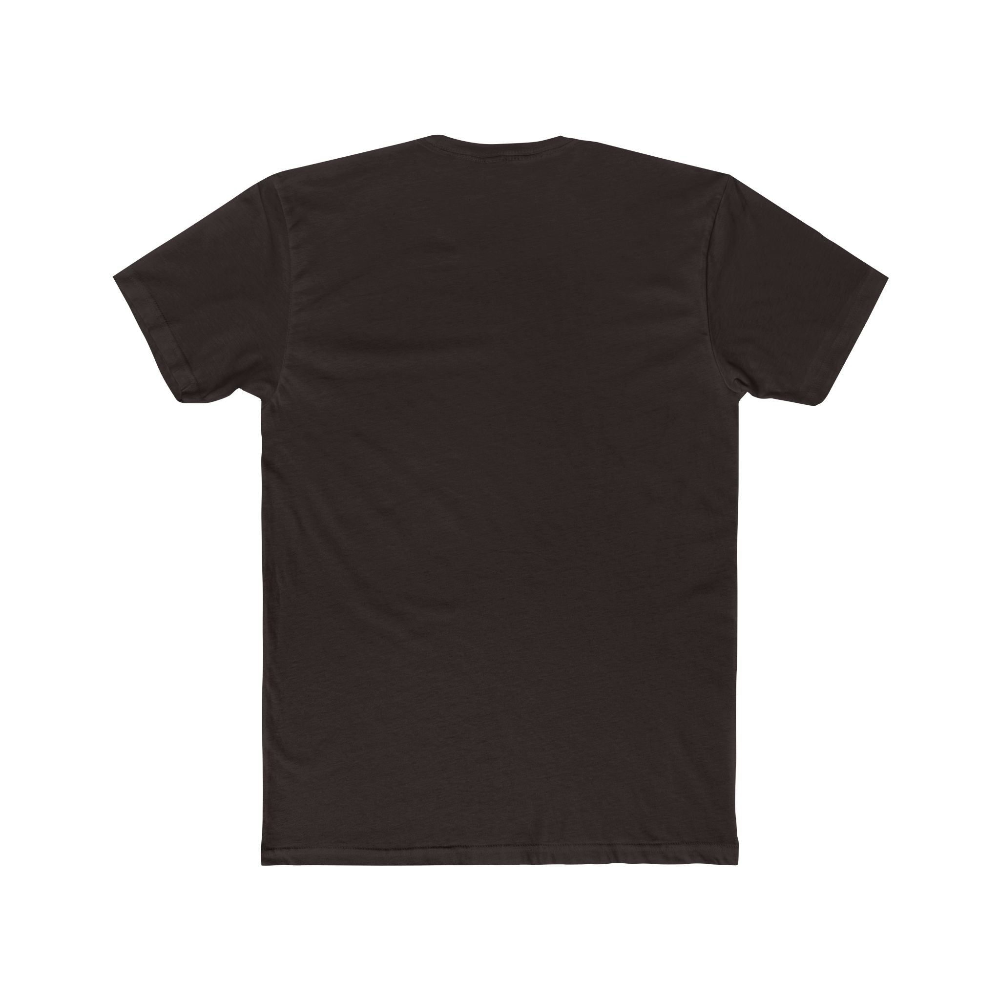 Motivational Cotton Crew Tee - "Never Give Up, Stay Strong"