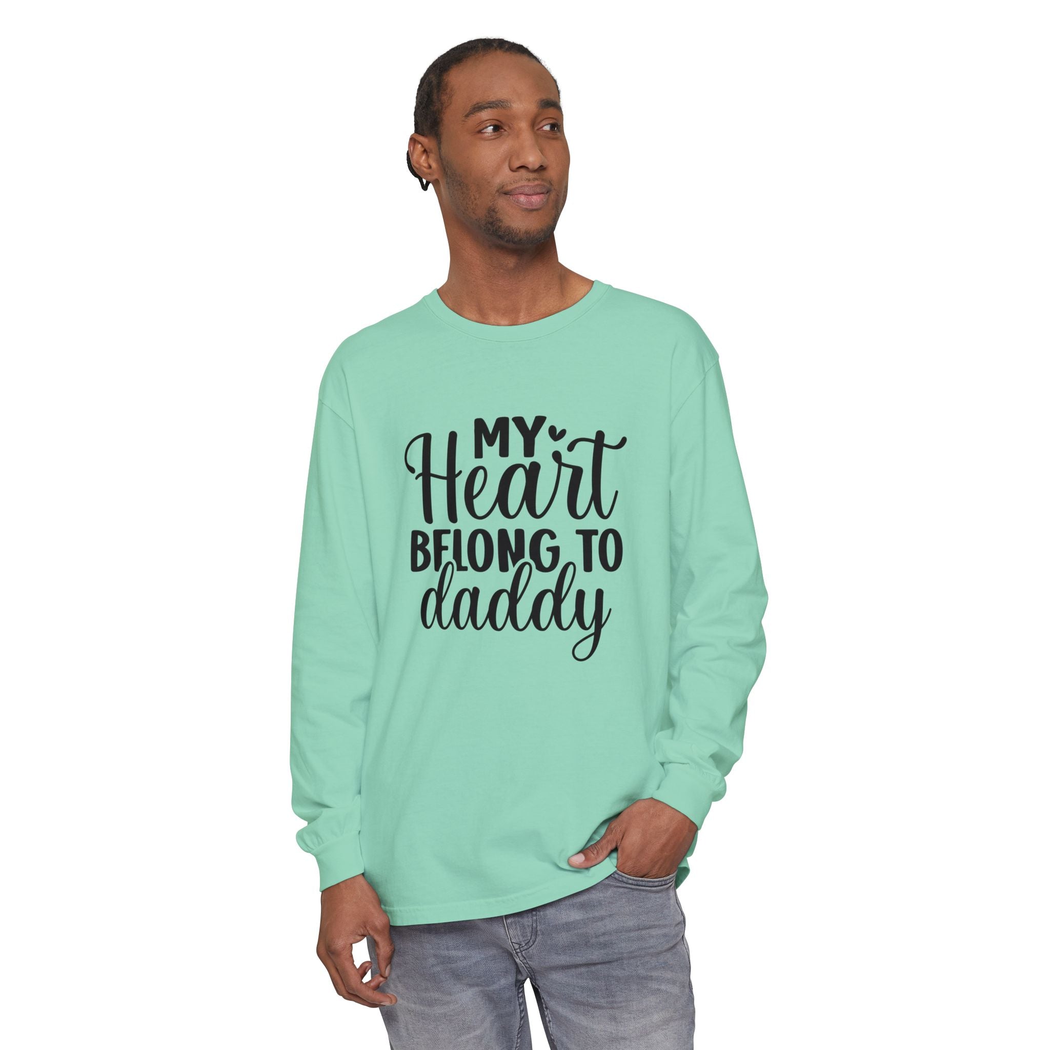 Unisex Garment-dyed Long Sleeve T-Shirt