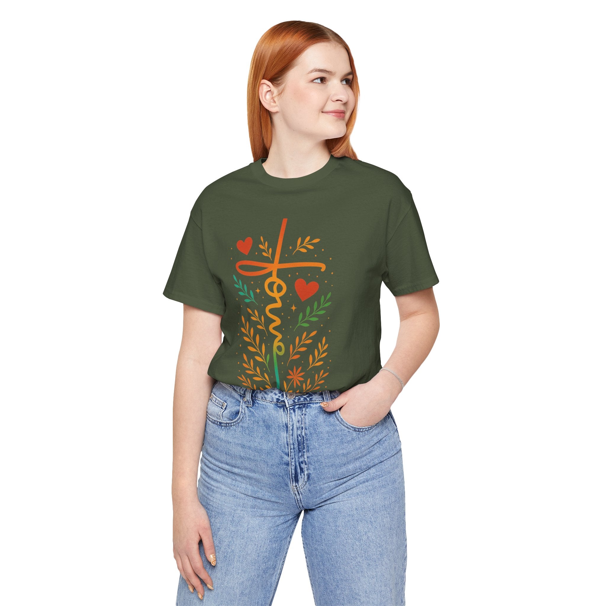Faith-Inspired Unisex Tee: John 3:16, Christian Gift, Graphic T-Shirt, Religious Apparel, Inspirational Wear