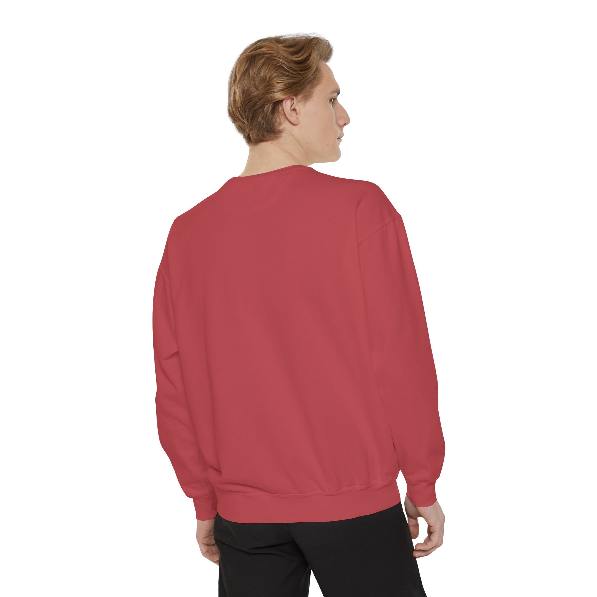 Garment-Dyed 'Glory' Sweatshirt - Motivational Unisex Crewneck