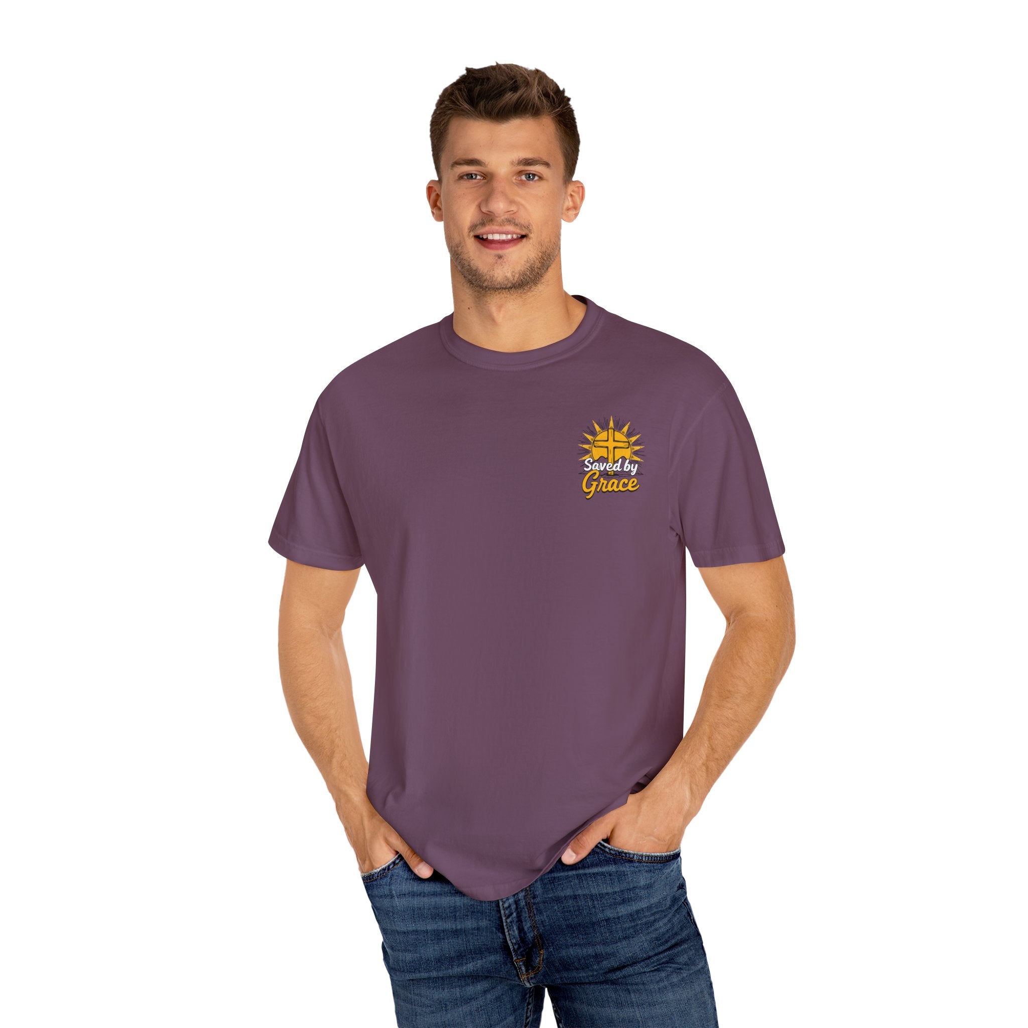Sunrise Christian Graphic T-Shirt, Unisex Vintage Tee, Casual Outfit for Faith, Gift for Church Events, Summer Style