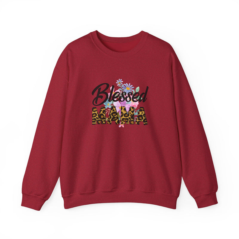Blessed Mama Unisex Heavy Blend Crewneck Sweatshirt
