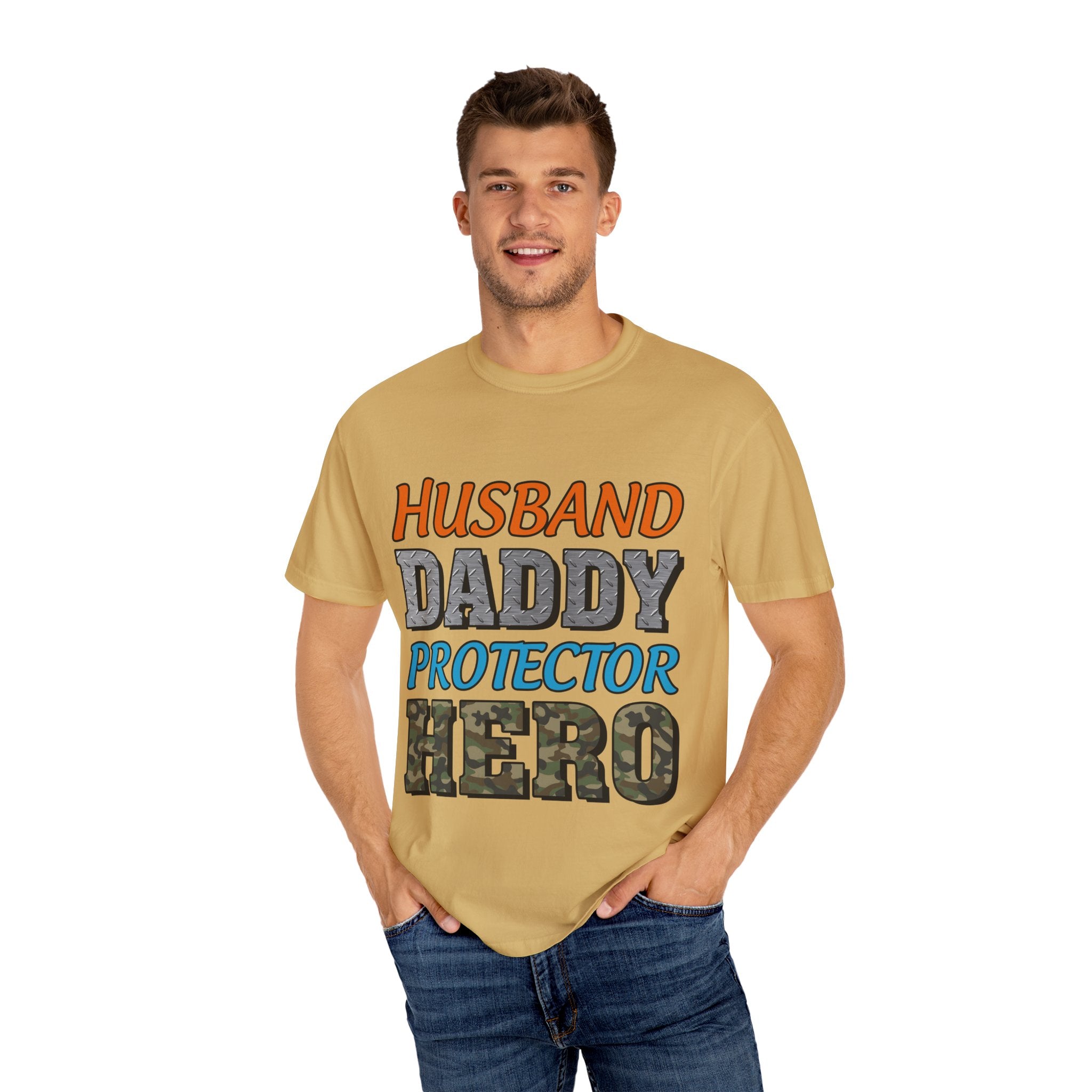 Hero Dad Unisex Garment-Dyed T-Shirt | Perfect Gift for Father's Day