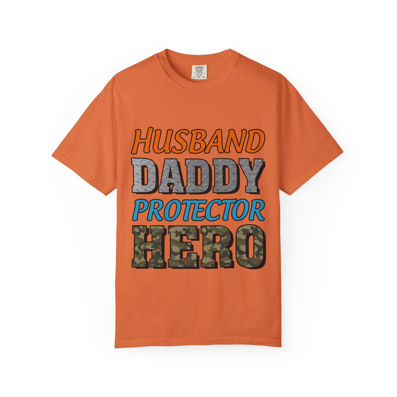 Hero Dad Unisex Garment-Dyed T-Shirt | Perfect Gift for Father's Day