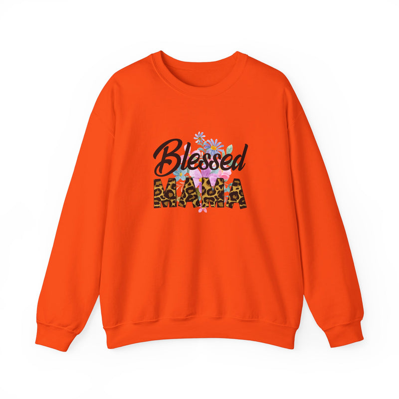 Blessed Mama Unisex Heavy Blend Crewneck Sweatshirt