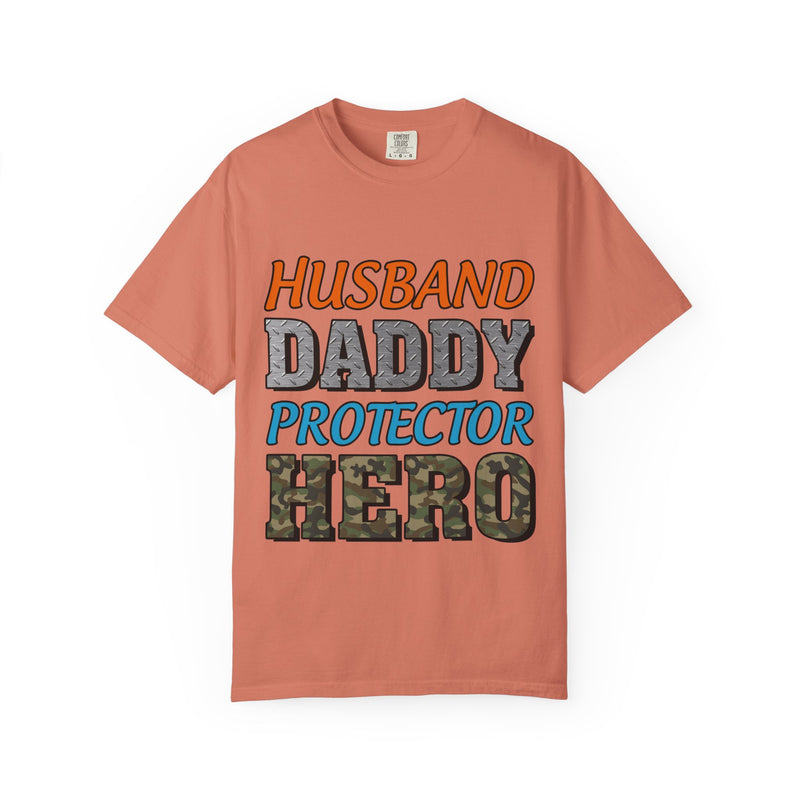 Hero Dad Unisex Garment-Dyed T-Shirt | Perfect Gift for Father's Day