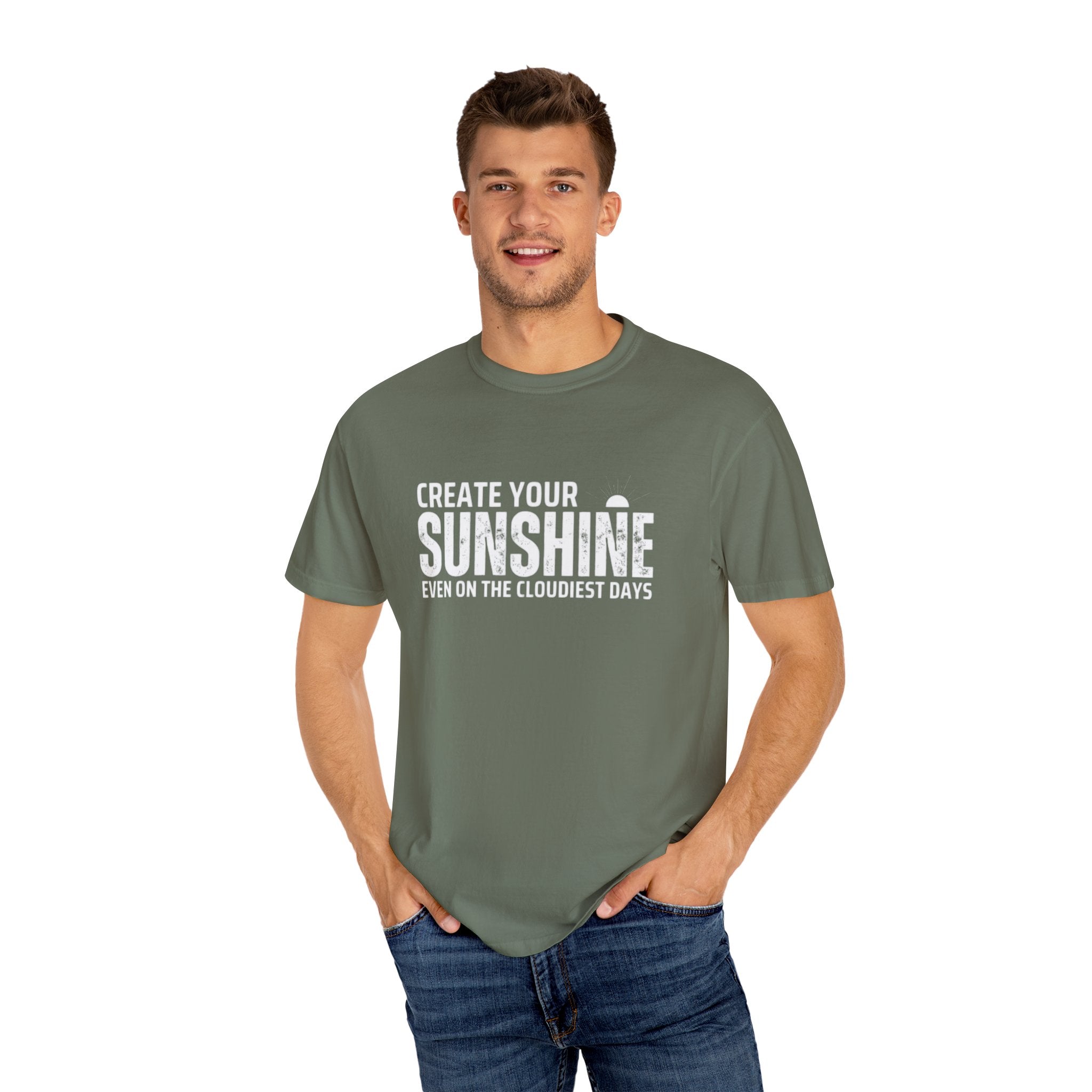 Inspirational Unisex T-Shirt - "Create Your Sunshine" Design