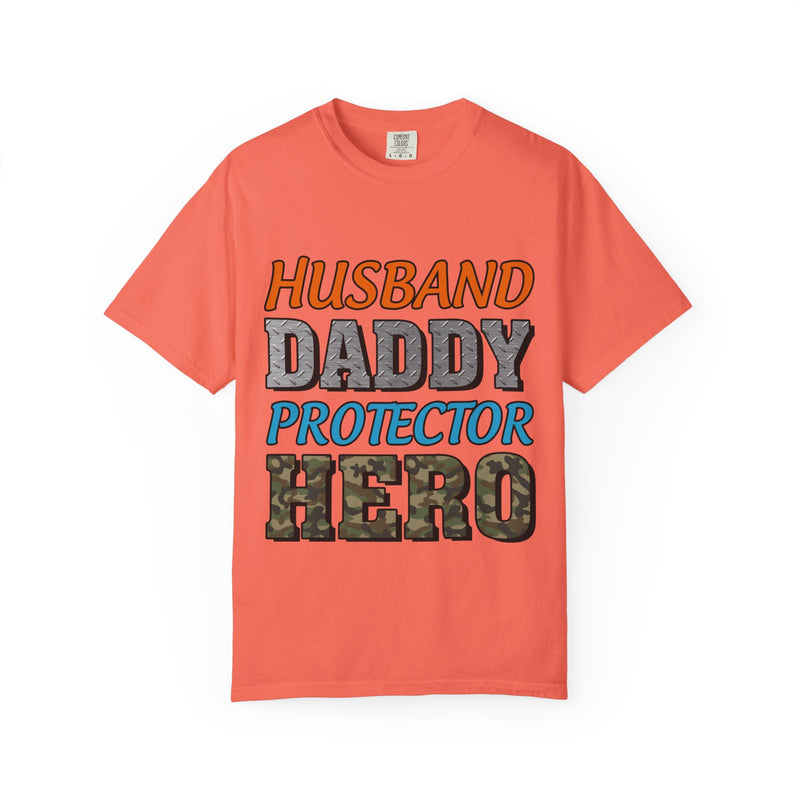 Hero Dad Unisex Garment-Dyed T-Shirt | Perfect Gift for Father's Day