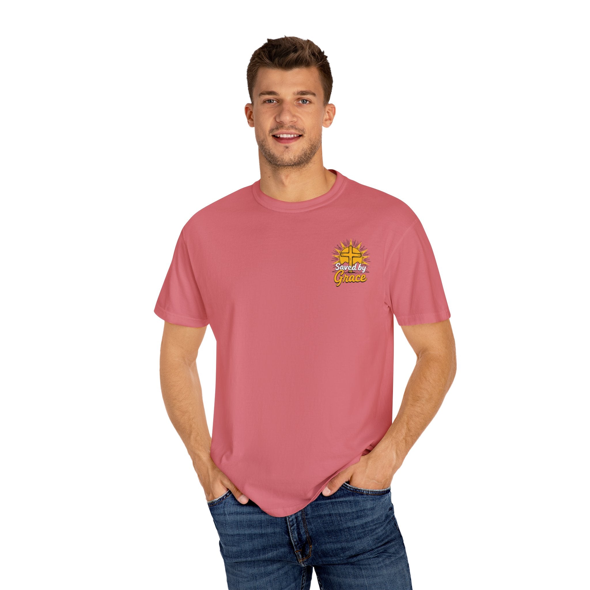 Sunrise Christian Graphic T-Shirt, Unisex Vintage Tee, Casual Outfit for Faith, Gift for Church Events, Summer Style