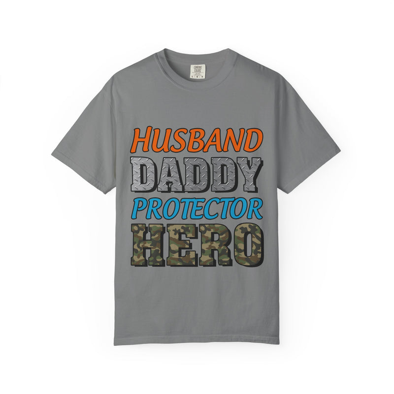 Hero Dad Unisex Garment-Dyed T-Shirt | Perfect Gift for Father's Day