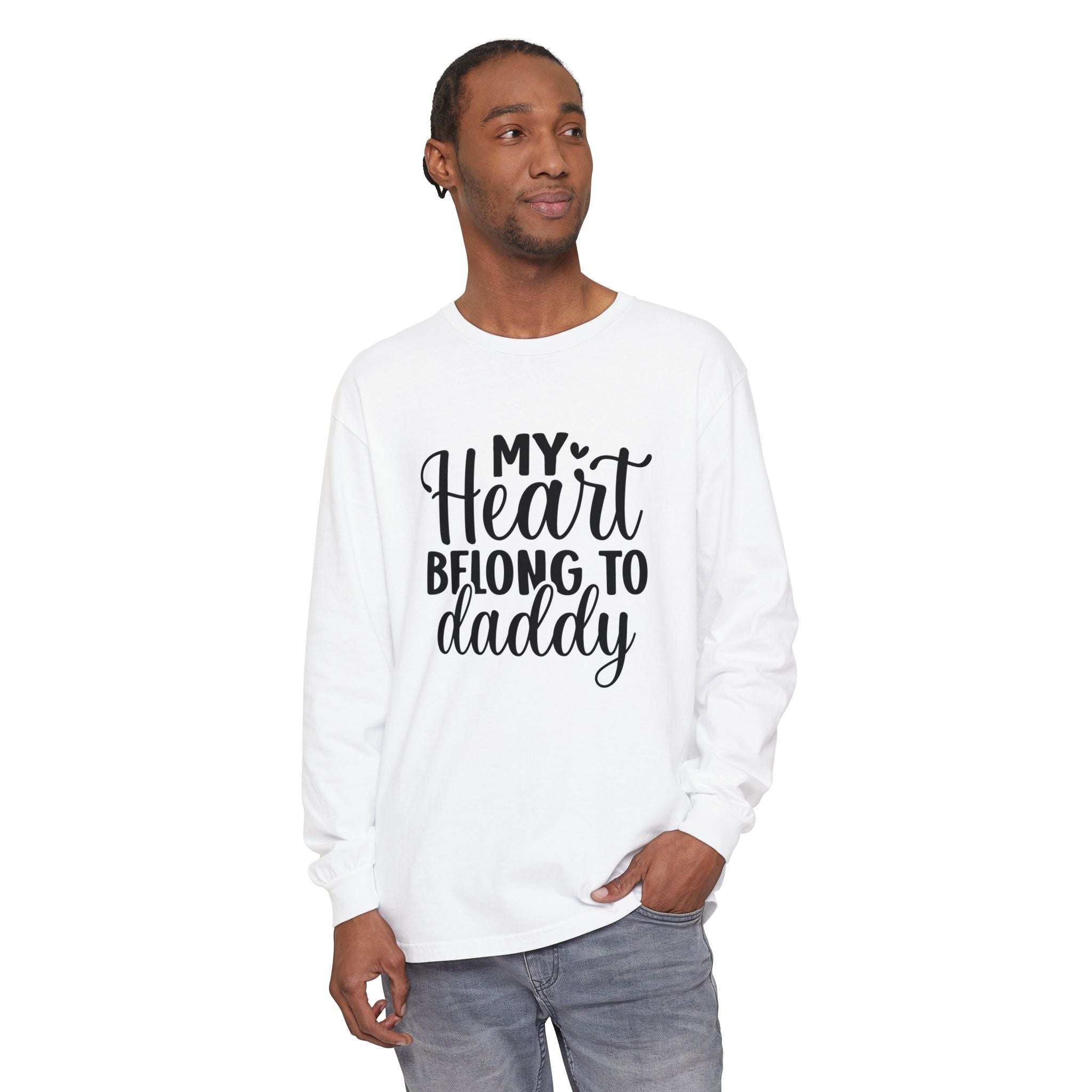 Unisex Garment-dyed Long Sleeve T-Shirt