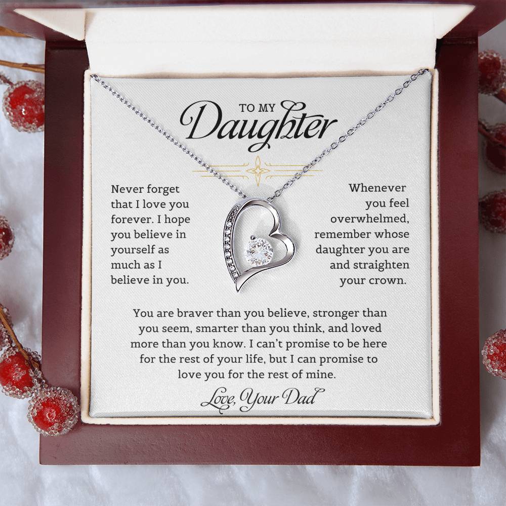 To My Daughter | Forever Love Necklace