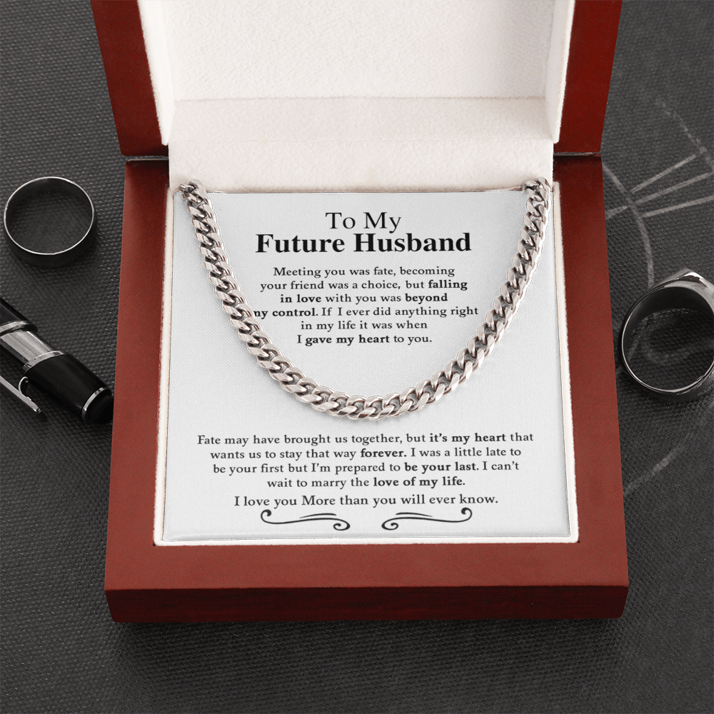 To My Future Husband | Cuban Link Chain