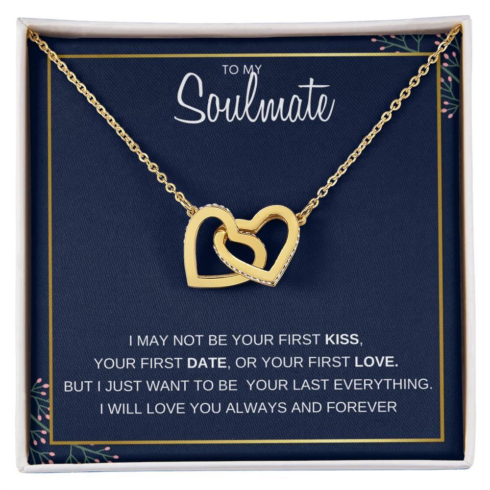 To My Soulmate | Interlocking Hearts necklace